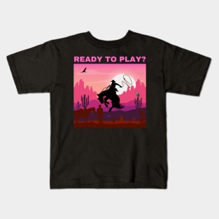 Ready to play Kids T-Shirt